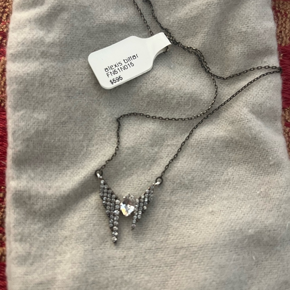 Gorgeous and Very Rare, NWT ($595), Alexis Bittar, Origami, Butterfly Necklace